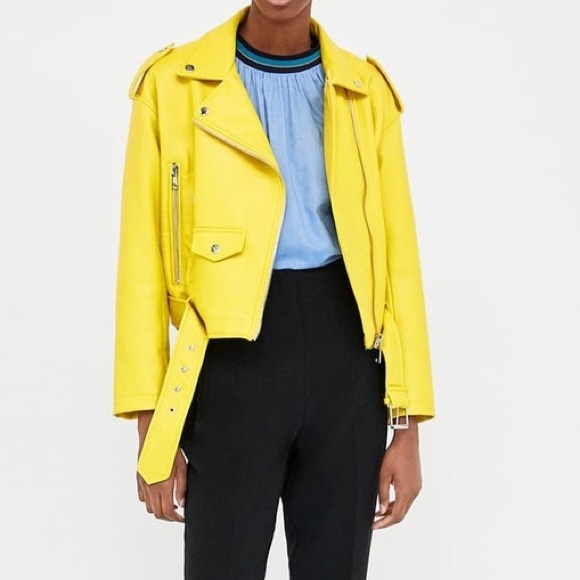 neon jacket zara